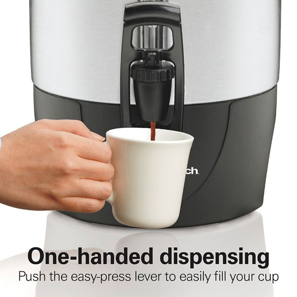 Hamilton Beach Coffee Urn Unisex 40 Cup Silver NIB Dispensing Percolator 40540 - Picture 3 of 9